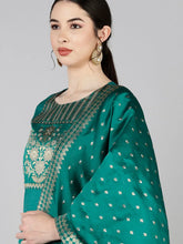 Poly Silk Yoke Design Kurta Trousers-PKSKD1372
